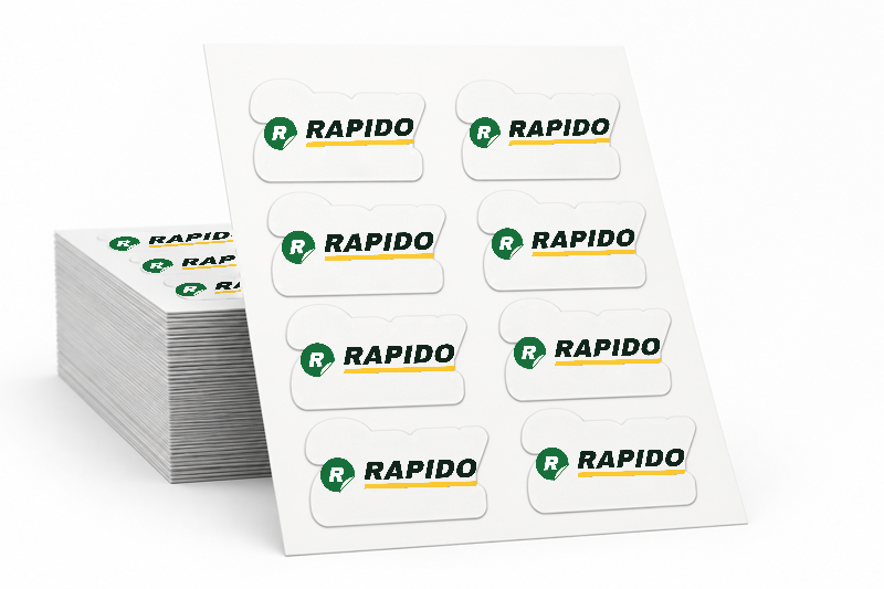 Die cut sheet labels