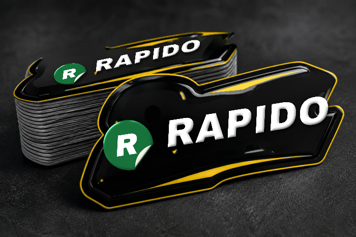 Raised UV labels
